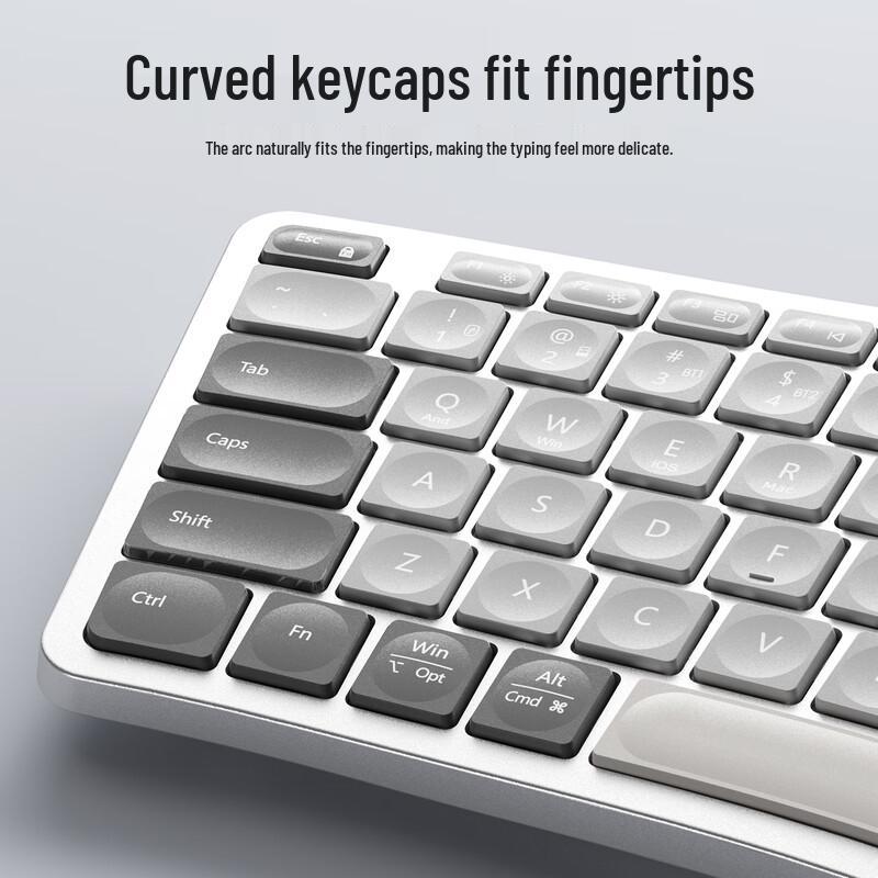 B.O.W Ergonomische Multi-Device Tri-Mode Tastatur
