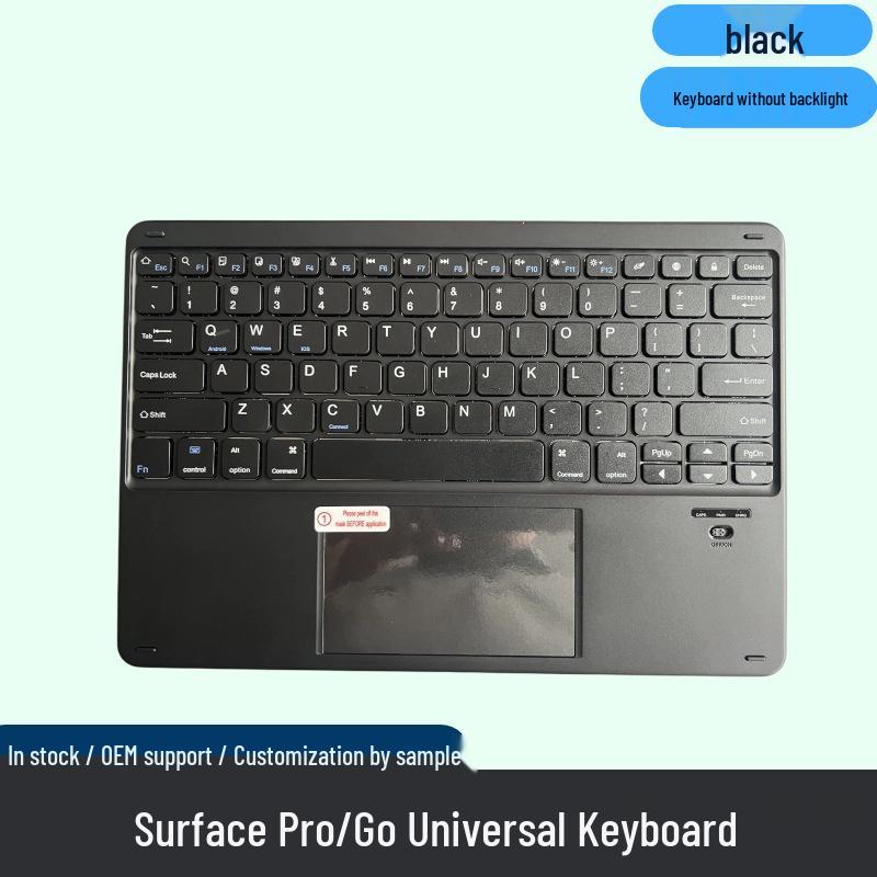 Microsoft Surface Pro Series Thin Light Bluetooth Magnetic Keyboard with Colorful Backlight