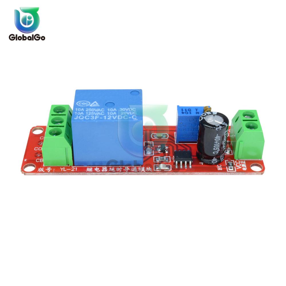 

DC 5V 12V Delay NE555 Trigger Time Relay Shield Timing Timer Control Car Relays Timer Delay Switch Module Board Diy Tool 12V