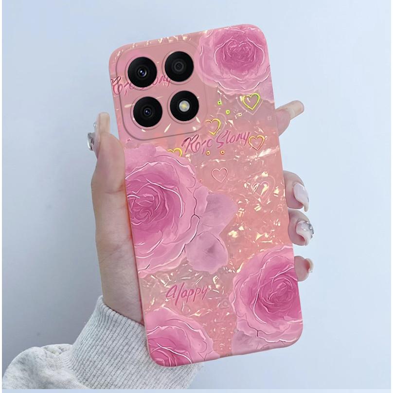 For Huawei Honor X8a Case HonorX8a Soft TPU Silicone Cover Cute Cartoon Panda Phone Case For Honor X6a HonorX6a Plus Coque Funda