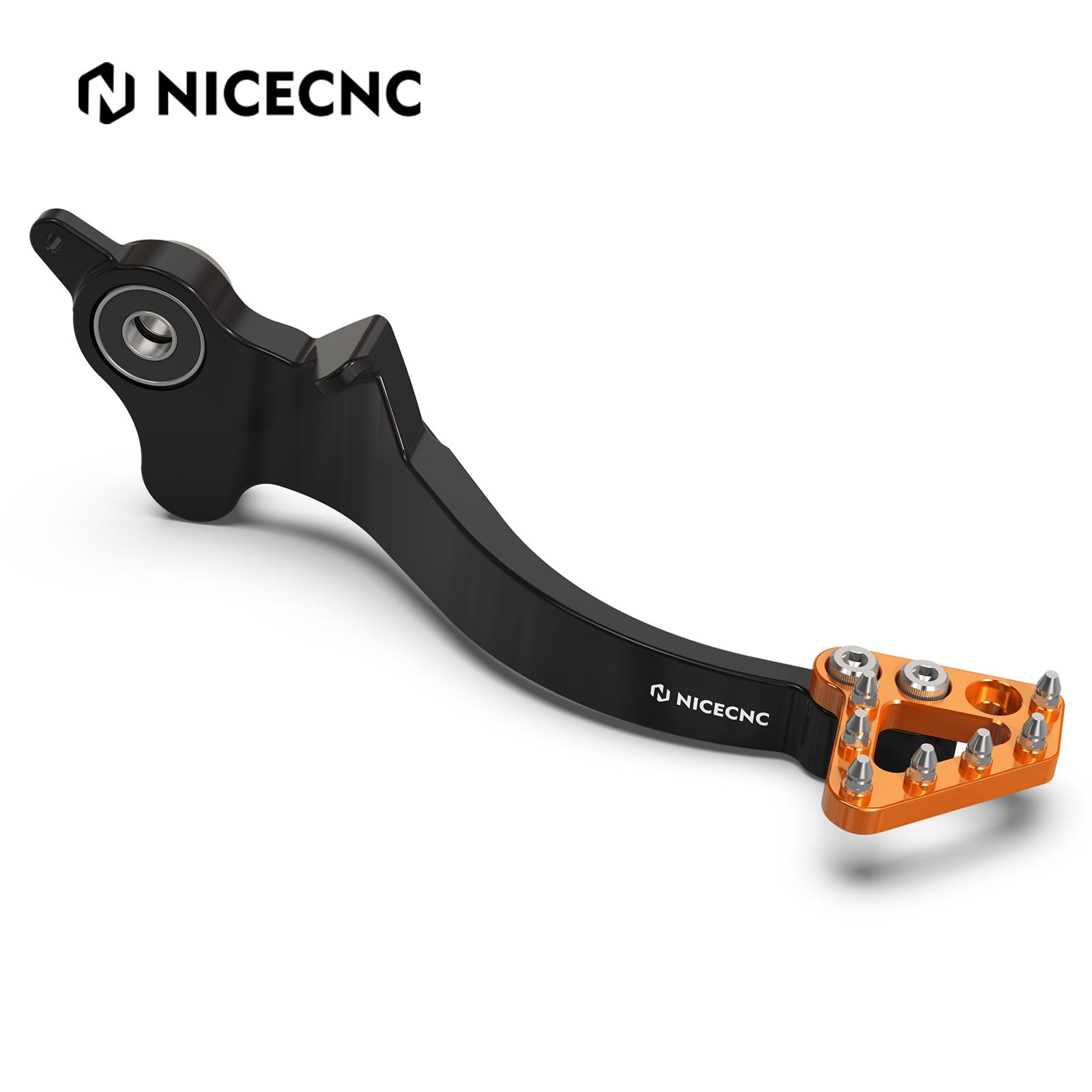 NiceCNC Brake Pedal Lever For Husqvarna 701 Enduro 701 Supermoto 2016-2019 For KTM 690 Enduro R 690 SMC R 2011-2018 2012 2013 оранжевый