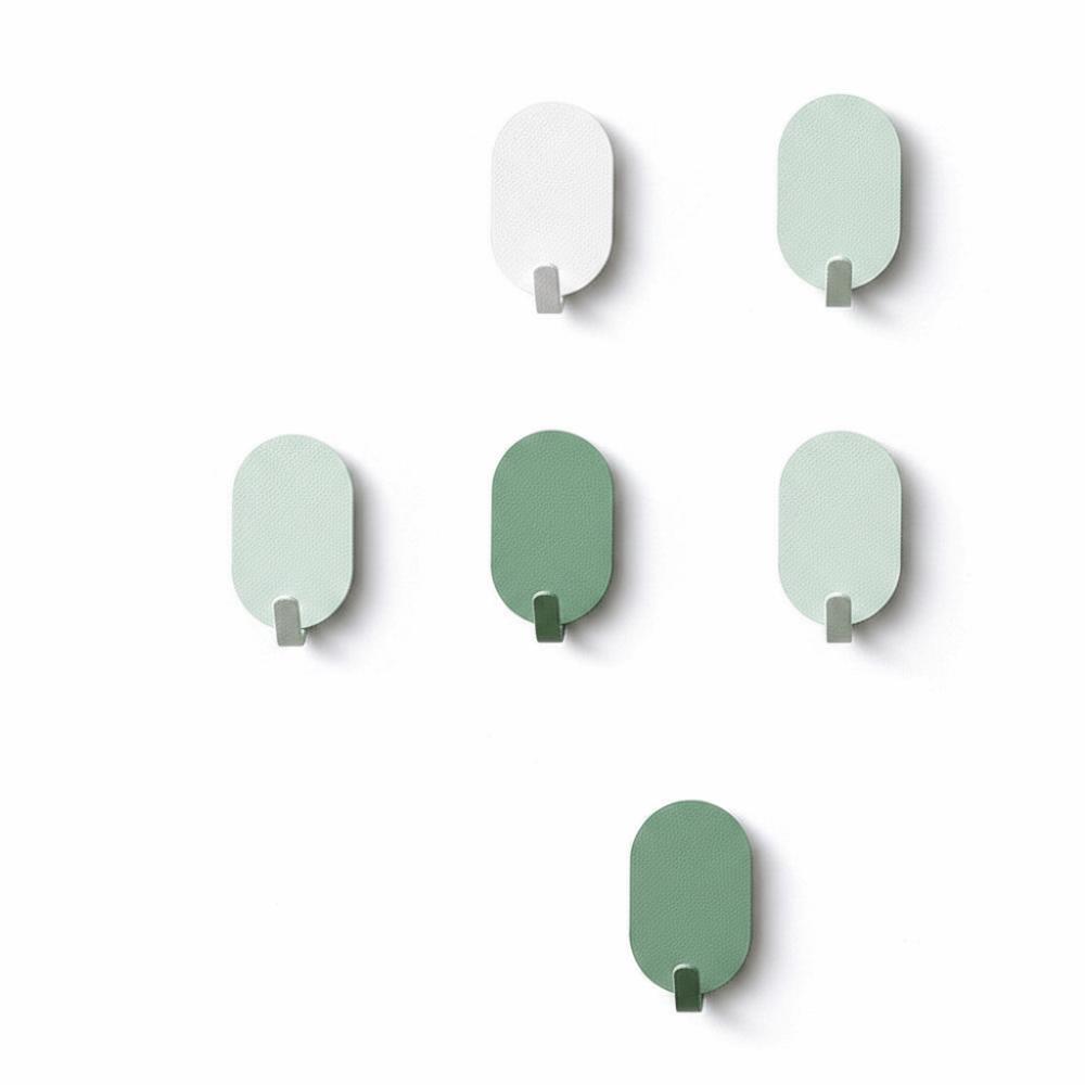 8 PCS Easy Install Adhesive Hook Iron Robe Hook Simple Coat Hook  Home Supply