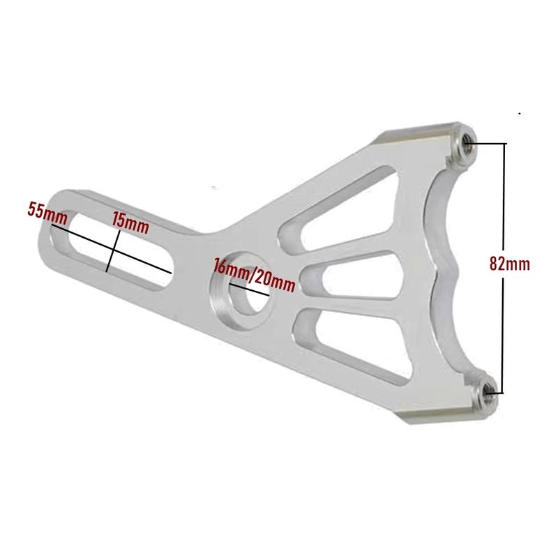 Motorcycle Rear Brake Caliper Bracket Adapter Support For 220mm Brake Disc/82mm Radial Brake Caliper Rpm Adelin Electric Scooter