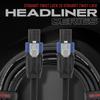 Cableworks by Gator Cases Headliner Series Speaker Cable (25ft SpeakonSpeakon) GCWH-SPK-25-2TL