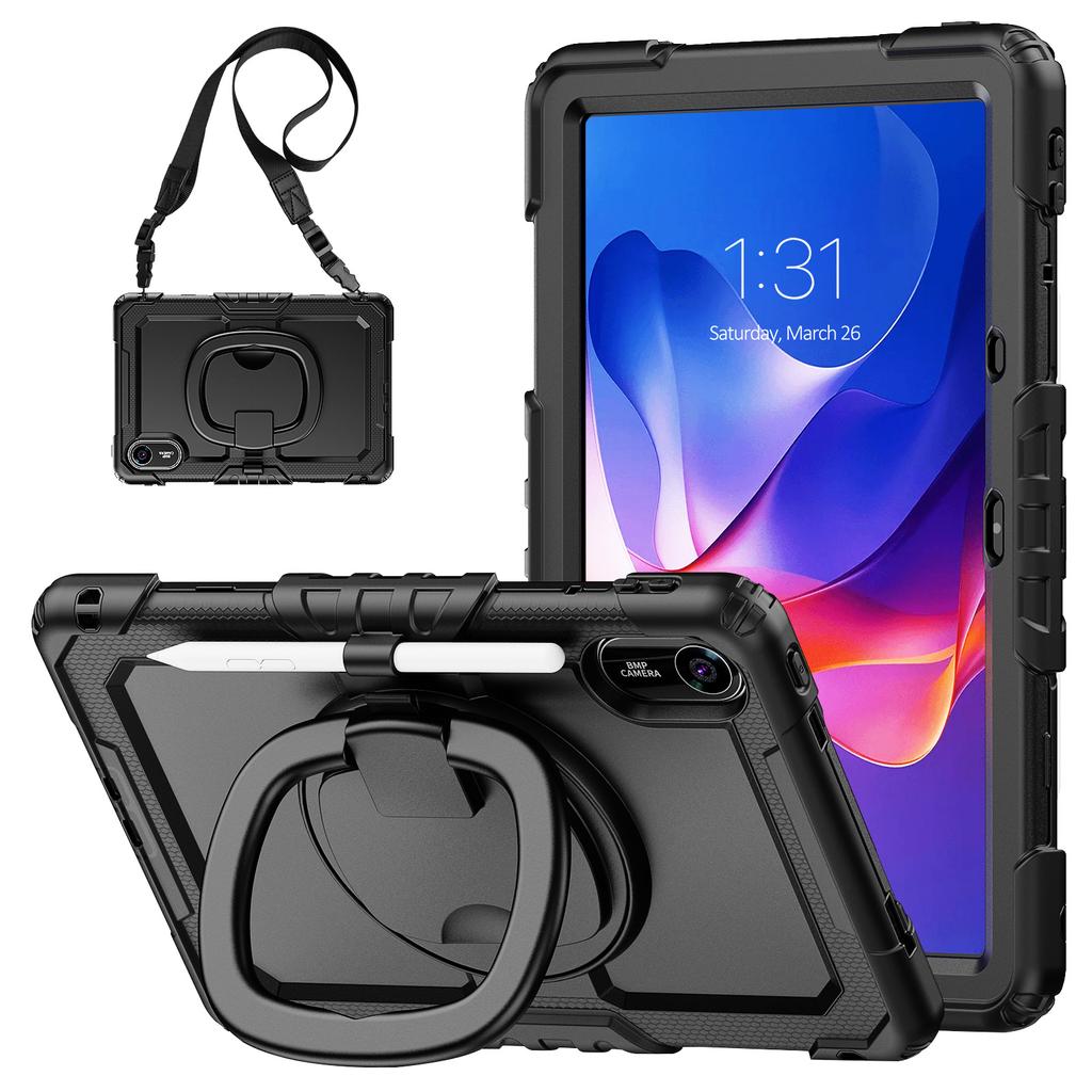 Heavy Duty Rugged Protective Case 360° Rotating Kickstand & Handle Grip,Shoulder Strap For Xiaomi Redmi Pad 2 11 Inch
