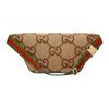 Gucci Modetrend Altes Blumenlogo Rot Grün Gurt Reißverschluss Leinwand Crossbody Umhängetasche Hüfttasche Herrentaschen Braun 696031-UKMDG-2570