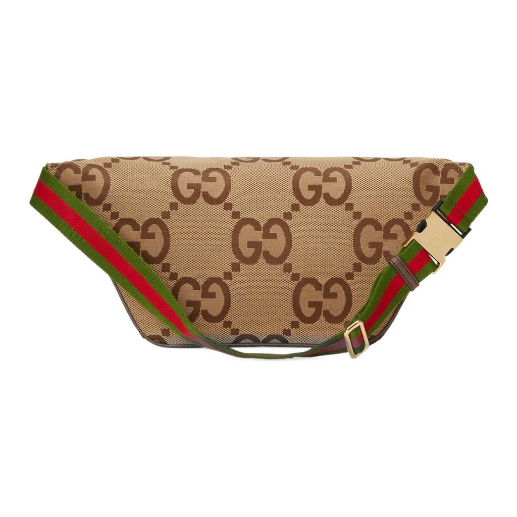 Gucci Modetrend Altes Blumenlogo Rot Grün Gurt Reißverschluss Leinwand Crossbody Umhängetasche Hüfttasche Herrentaschen Braun 696031-UKMDG-2570