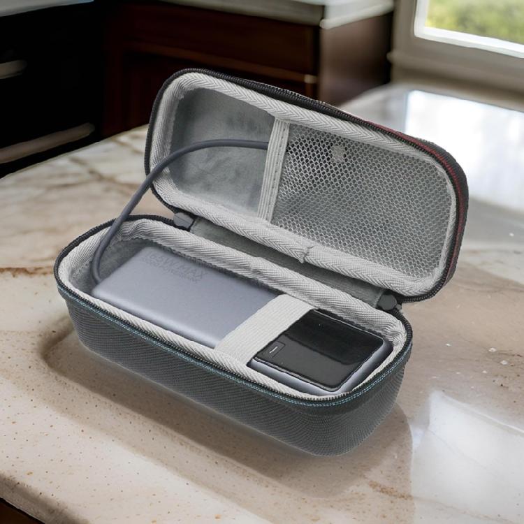 Carry Case Storage Bag Shockproof Storage Pouch for Built-in Cable Power Banks Scratch Resistant Box with Pocket