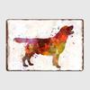 Labrador Retriever Dog Metal Sign Club Party Home Customize Poster Tin Sign Poster