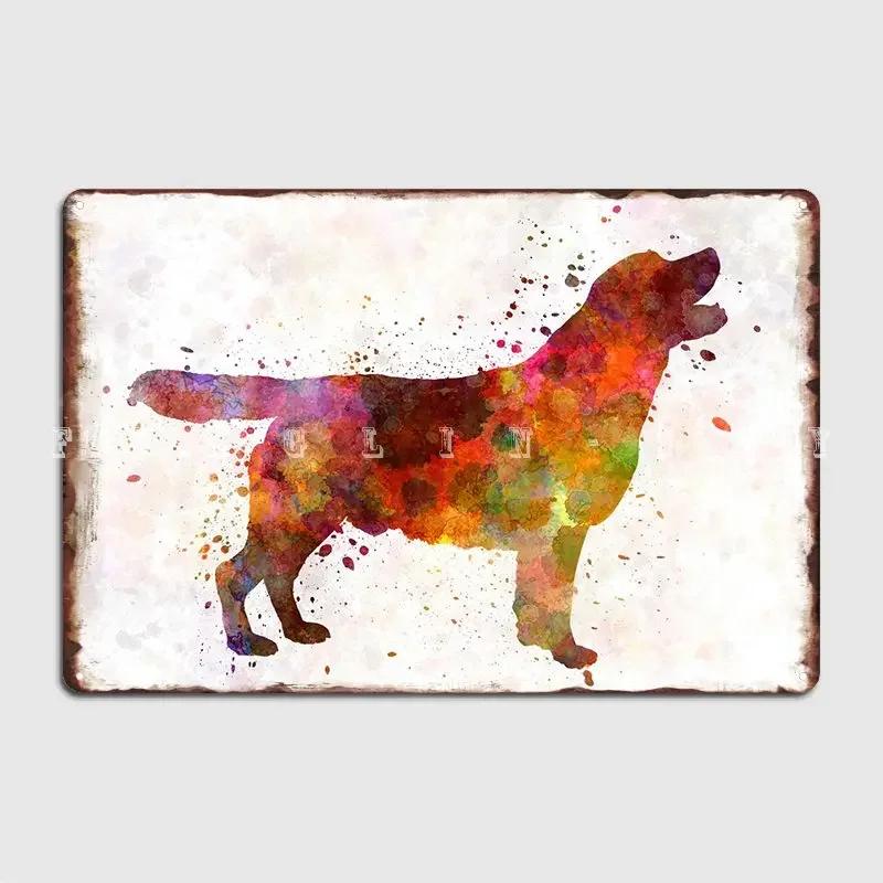 Labrador Retriever Dog Metal Sign Club Party Home Customize Poster Tin Sign Poster
