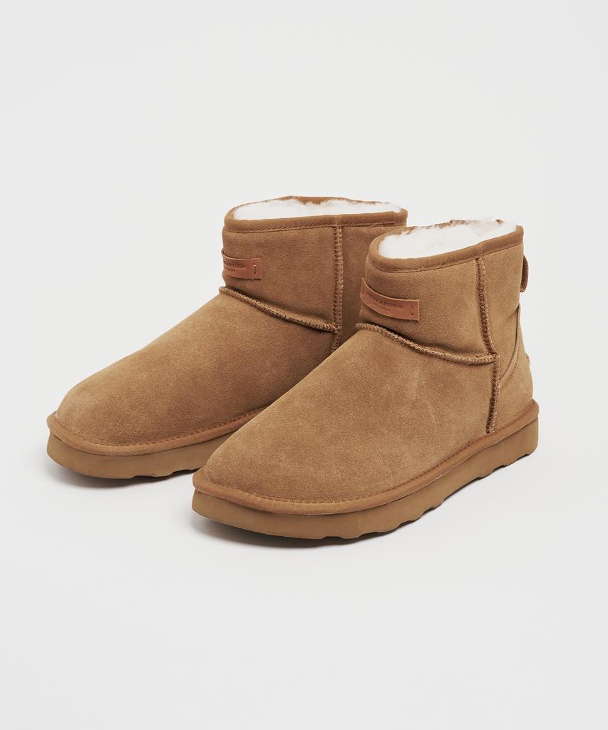 Lostgarden Wide Fur Boots Camel