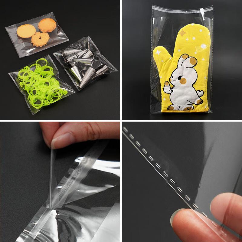 Selbstklebende OPP Transparente Verpackungsbeutel (100 Stück)