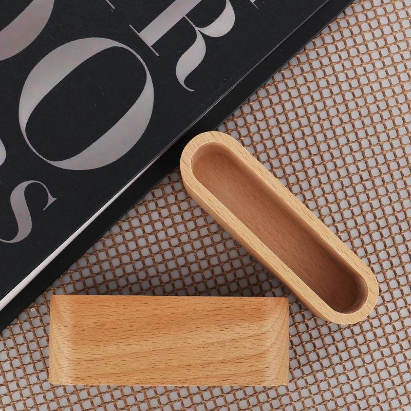 Wooden Business Card Holder with Pen Slot Desktop Display Stand Memo Note Holder and Storage Organizer Office Desk Accessory