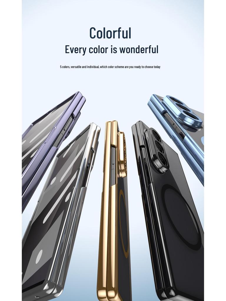 Samsung Z Fold7 Hülle: Hochtransparente, Anti-Drop, Magnetisch integrierte Schutzhülle