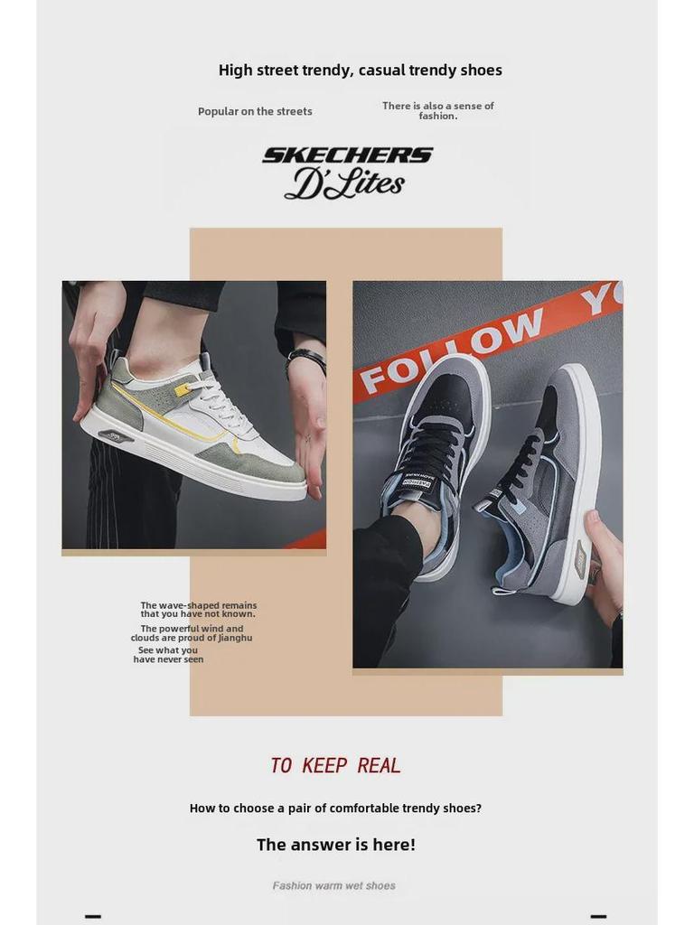 2024 Trendy weiße Sneaker für Herren: Jugendliche, atmungsaktive, lässige und sportliche Sommermode-Schuhe