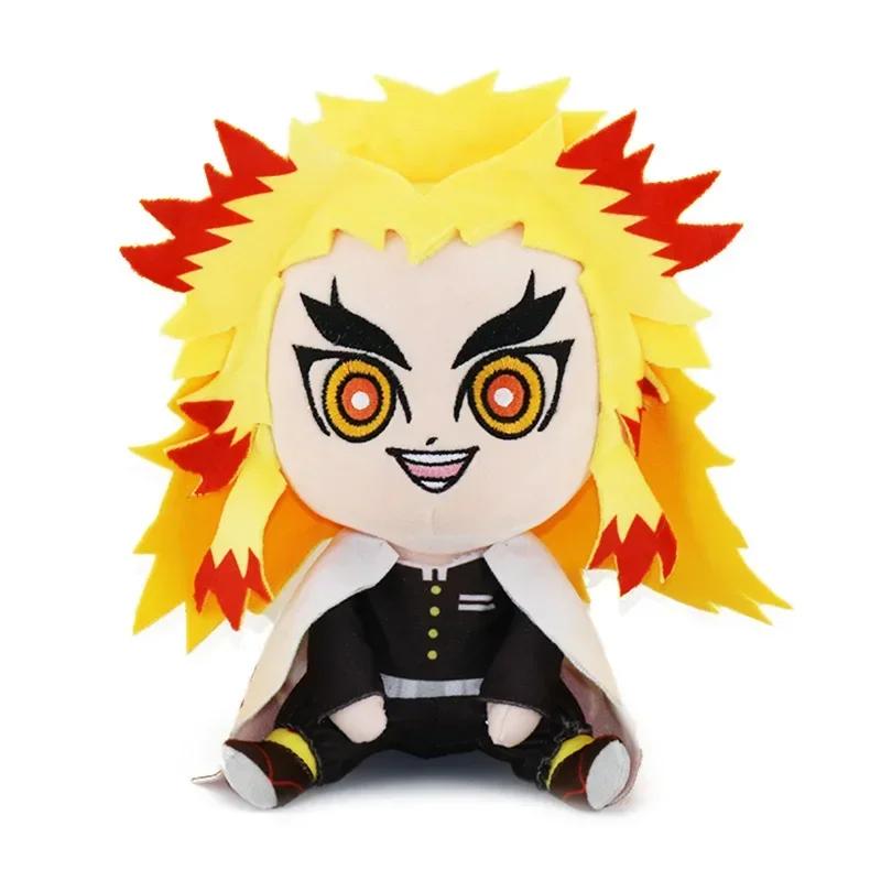 20cm Demon Slayer: Kimetsu no Yaiba Plush Stuffed Doll Iguro Obanai Shinazugawa Sanemi Cute Cosplay Pillow Toy
