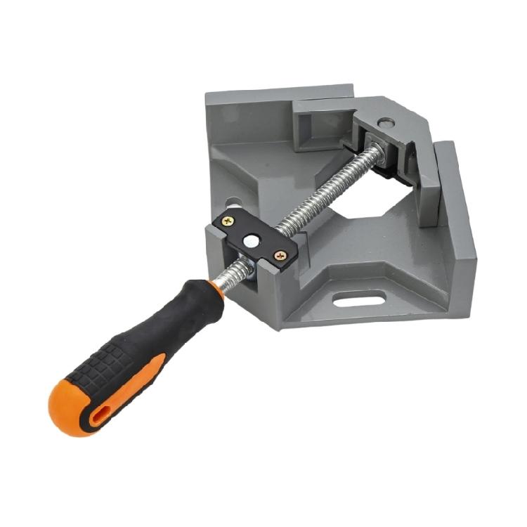 Corner Clamp 90 Degree Right Angle Clamp with Adjustable Aluminum Swing Jaw Single Handle Clamps for Carpentry Metalwork