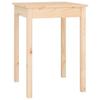 VidaXL Dining Table 55x55x75 Cm Solid Pine Wood 814254