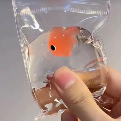 Squishy Spielzeug Niedliches Tier Antistressball Goldfisch Quetschspielzeug Osmanthus-Kuchen Steigendes Spielzeug Lustig Weich Klebrig Stressabbau Kneifspielzeug