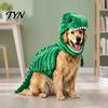 Abbigliamento Scheletro 3D Luminescente al Buio, Costume da Dinosauro per Animali Domestici, Abbigliamento, Cappello Morbido Peluche di Halloween, Abito Dinosauro per Cani Gatti, Cosplay Festa di Natale