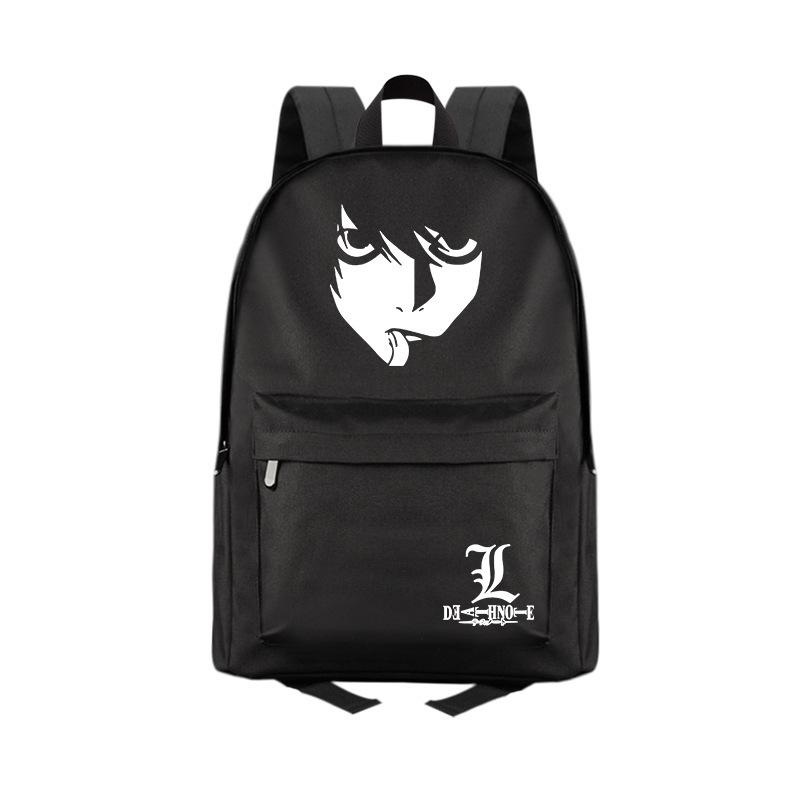 Death Note Anime Peripheral School Bag Male Female Student Daily Backpack Computer Travel Backpack