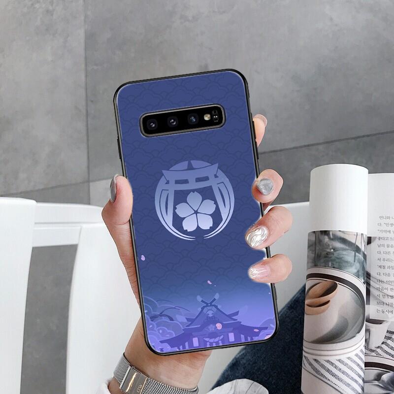 Vyrobeno Xiao Kazuha Venti Ayaka vizitka Pouzdro na telefon pro Samsung Galaxy S22 S20 Ultra S20 S22 Plus S21 S10 S9 S8 Plus S10E S20 FE