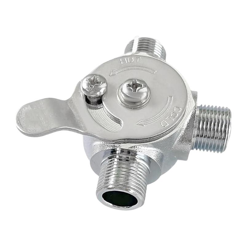 Manual Temperature Control Mixing Valves With 3/8 Inch Compression Fittings Manual Temperature Control Gate for Sink