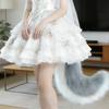 Fuchsschwanz, Kunstpelz Wolf Füchse Katzen Schwanz Kostüm Halloween Cosplay Kostüm Verstellbar Pelzig Fuchsschwanz Erwachsene Kinder