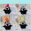 Adorável Macaco de Cara Branca de Pelúcia Chaveiro Brinquedo Criativo com Enchimento de Algodão PP