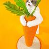 Cat Scratch Post Carrot Shape Soft Comfortable Vivid Lovely Thicken Durable Sisal Cat Scratcher Mat Large
