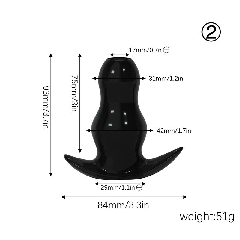5 Sizes Hollow Anal Plug Dilator Soft Speculum Prostate Massager Butt Plug Set Intimate Enema Sex Toys Women Men Intimate Goods