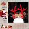 Xmas Ornaments Elk Ear Pine Cone Hairpins Hair Accessories Merry Christmas Decor Antler Hairpin