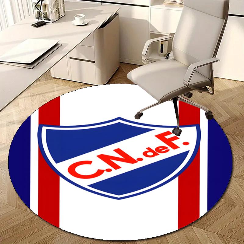 Personalized Club Nacional de Football Round Chair Office Rug - Perfect for Mat, Office Chair & More - Ideal Gift for Birthdays and Holidays