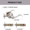 Steel Door Levers with Keyed Alike Entry Function Reversible Door Lock Adjustable Backset Lock for Front & Entrance Door