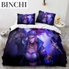 3D Print League Of Heroes Bedding Collection Single Twin Full Queen King Size Game Anime Bed Collection Aldult Boys Bedroom Duvet Cover Collections