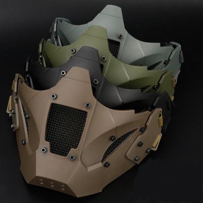 Tactical Iron Warrior Mask Half Face Module Tactical Mask Solid Color Version