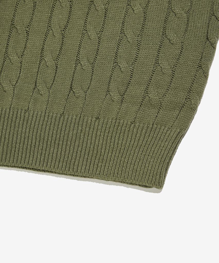 Seutaendeuobeo Fisherman Knit [Olive Green]