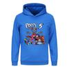 Poppy playtime children's hooded sweatshirt trousers casual sports suit 5707