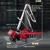 1:32 Cement Pump Truck Container Transport Car Model Toy Sound Light Doors Opened Engineering Vehicle Models Kids Toys Gifts