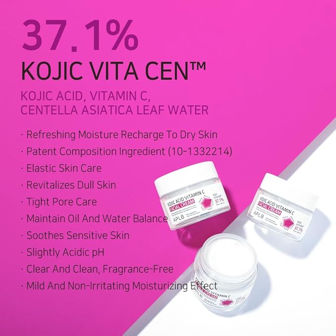 Aplb Kojic Acid Vitamin C Facial Cream 55Ml