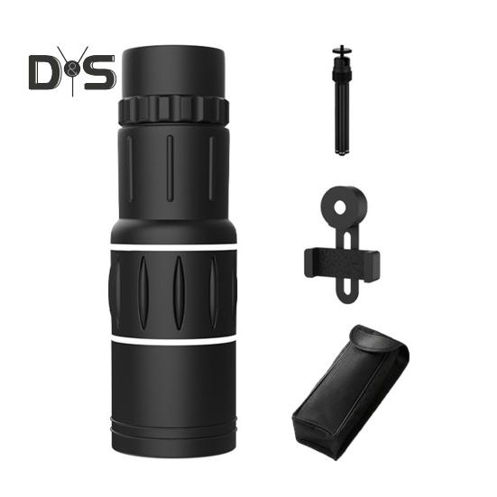 

Монокулярний телескоп Компактний Портативний Потужний Подвійний фокус Оптичний зум Об єктив Велике збільшення Далекобійний телескоп чорний