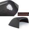 For Tesla Model 3 Y Rearview Mirror Cover Bright/Matte Carbon Fiber Rear View Mirror Decorative Shell Exterior Car