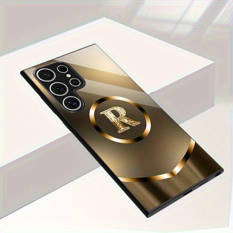 Advanced gradient R-type business phone case suitable for Samsung Galaxy S26 S25 S24 S23 S22 S21 S20 FE/Ultra/Plus anti drop