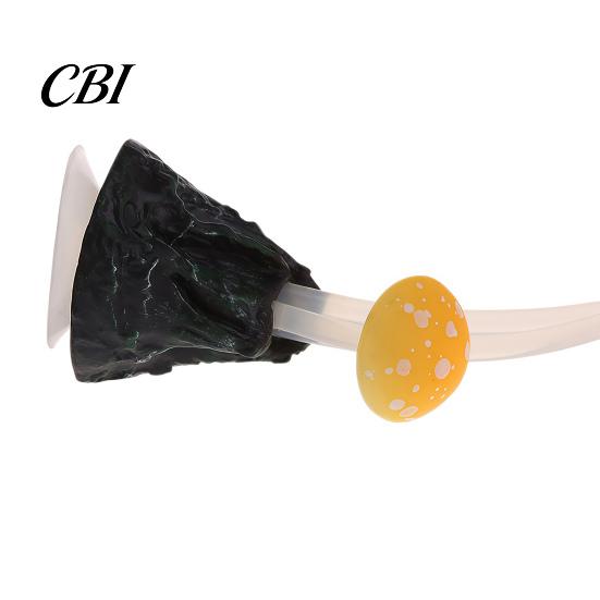 Lotus Leaf Fish Tank Accessory Aquarium Artificial Plant Ornament, Soft Silicone Leaves, Suction Cup Glow Decoration in The Dark Safe for Shrimp Decor