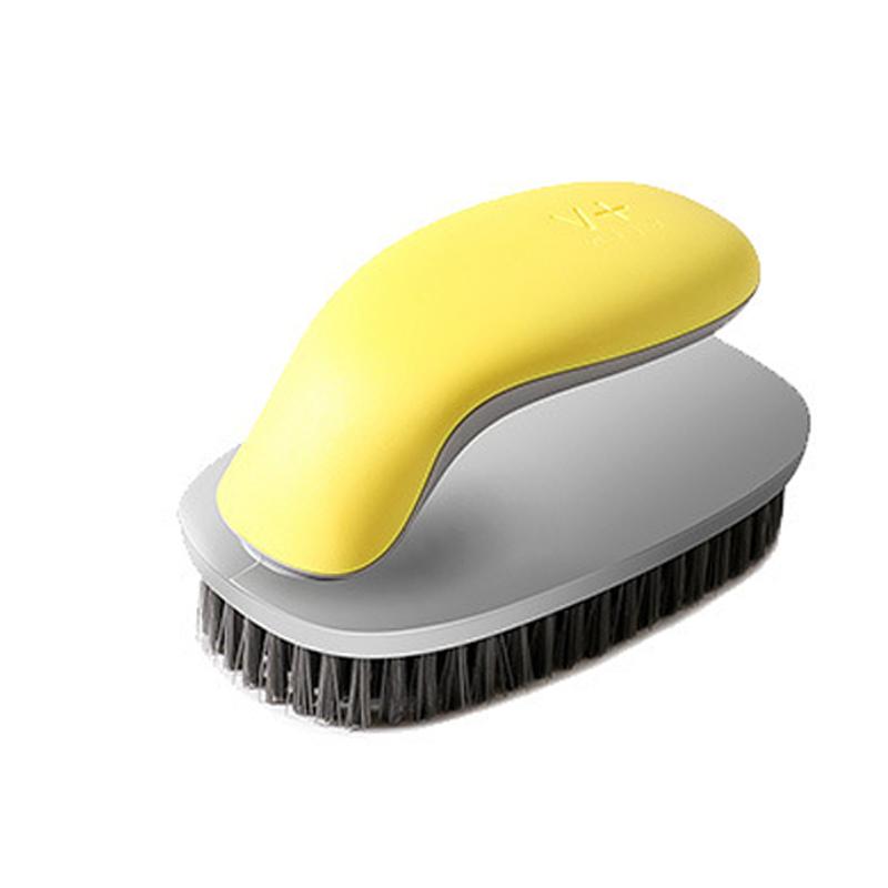 Soft Hair Shoe Laundry Brush Streamlined Shape Not Hurt Clothes Shoes With Handle Board Brush Multi-functional Cleaning Tool