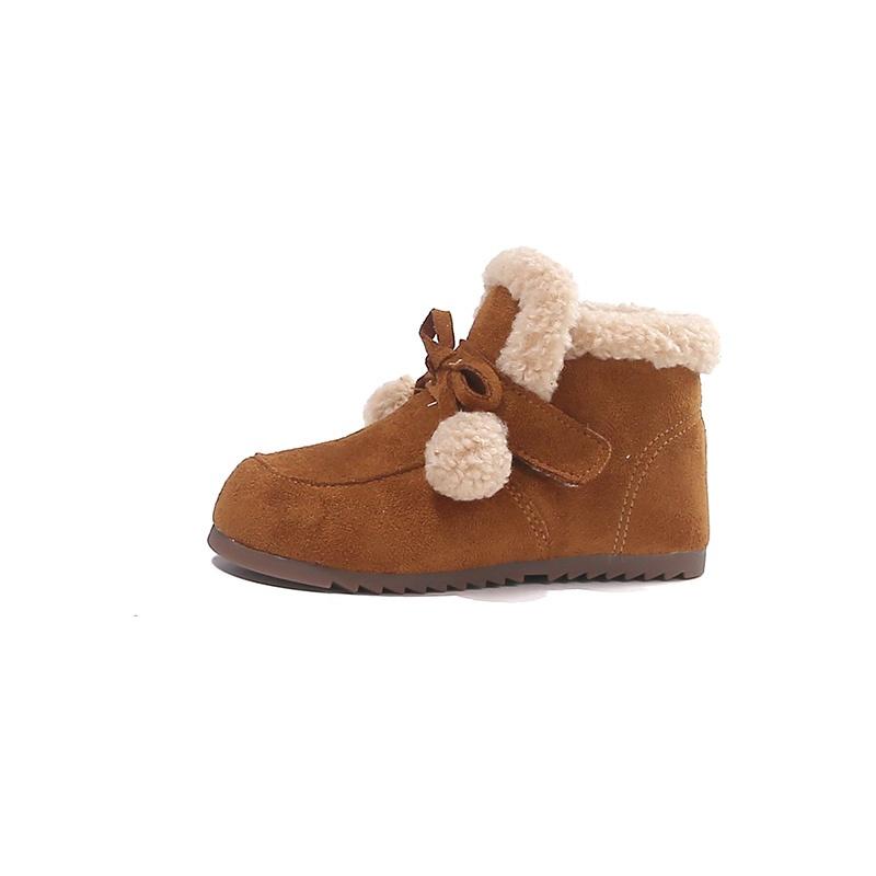 Kids Warm Lined Sneakers Walking Shoes School Walking and Daily Activity Youth Everyday Footwear Casual Play Shoes Sizes 26-34