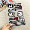 FOR MUGEN TYPE R VTEC Motorcycle Reflective Stickers Waterproof Decals for Helmet Scooter Fuel Tank Toolbox Racing
