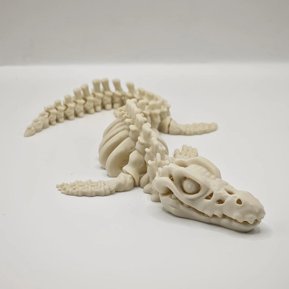 Аквариумное украшение  Скелет Мозазавра , большая копия кости динозавра с плавниками для аквариума. бездна