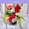 Carnation Flower Artificial Wedding Hotel Restaurant Desktop Decoration Props