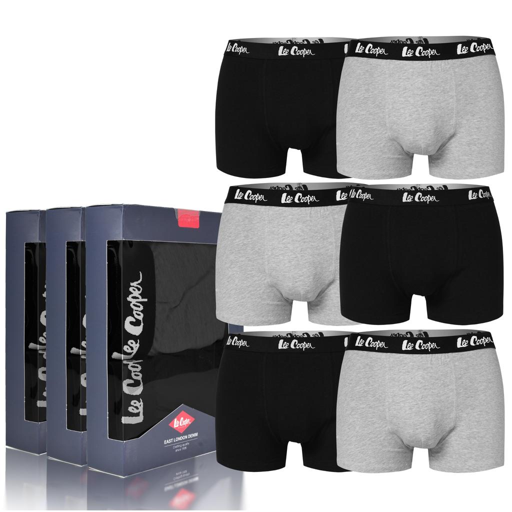 Lee Cooper Boxer da Uomo Pacco da 4 Taglia M - Colorati - Mutande Uomo Classica Biancheria Intima in Cotone - Aderenti Confortevoli Elasticizzato E Traspirante - Retro Boxer in Cotone